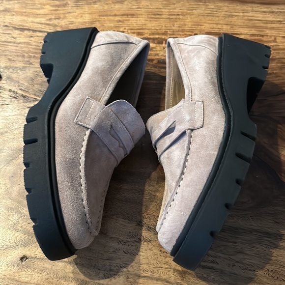 SILENT D For Anthropologie Xain Loafers in Taupe Sz37 - Picture 5 of 13